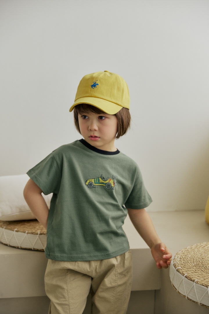 Orange Mom - Korean Children Fashion - #childofig - Car Tee - 8