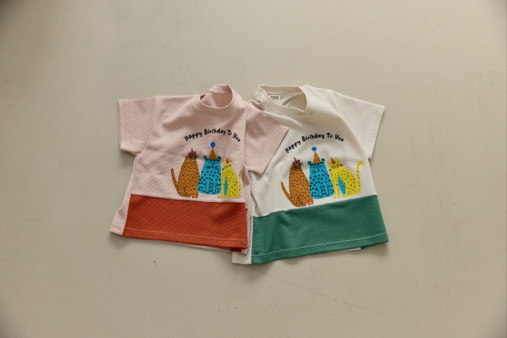 Orange Mom - Korean Children Fashion - #childofig - Raglan Animal Tee - 3