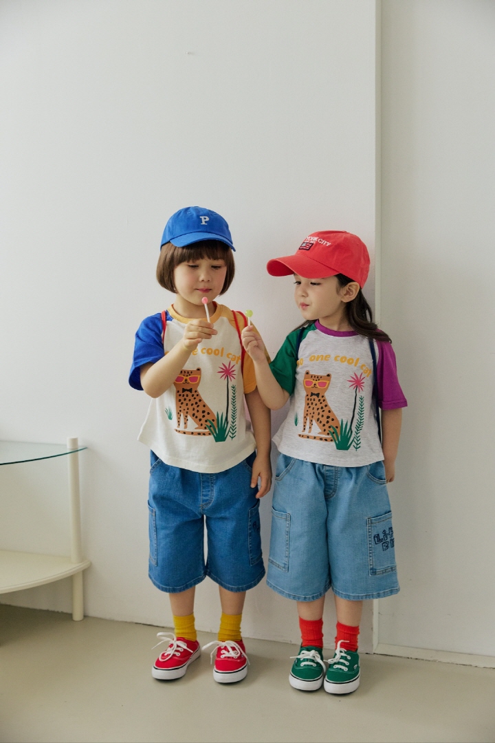 Orange Mom - Korean Children Fashion - #childrensboutique - Sunglass Cat Tee - 6