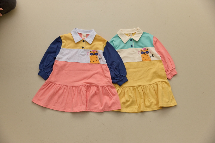 Orange Mom - Korean Children Fashion - #discoveringself - Crown Cat One-piece - 10
