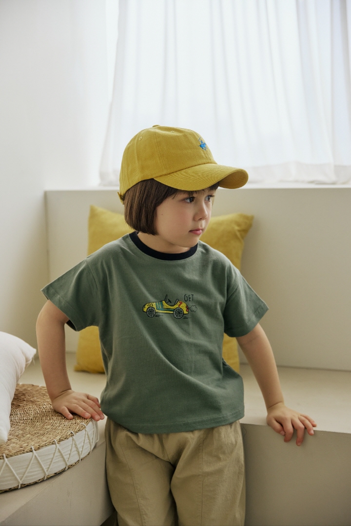 Orange Mom - Korean Children Fashion - #discoveringself - Car Tee - 12