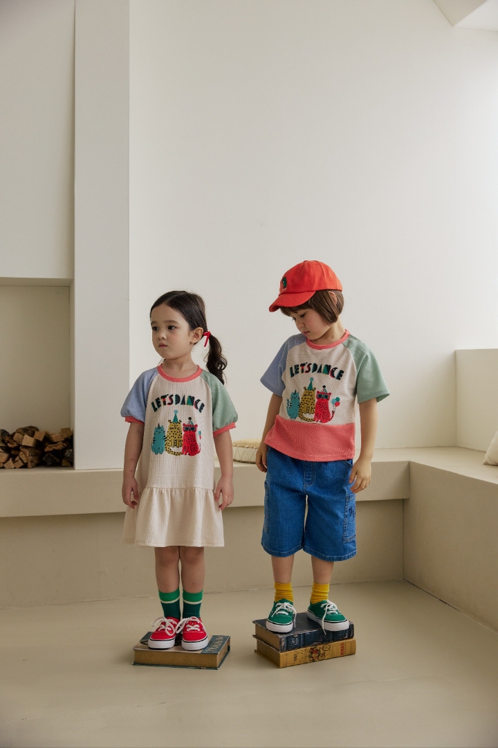 Orange Mom - Korean Children Fashion - #fashionkids - Raglan One-piece - 5