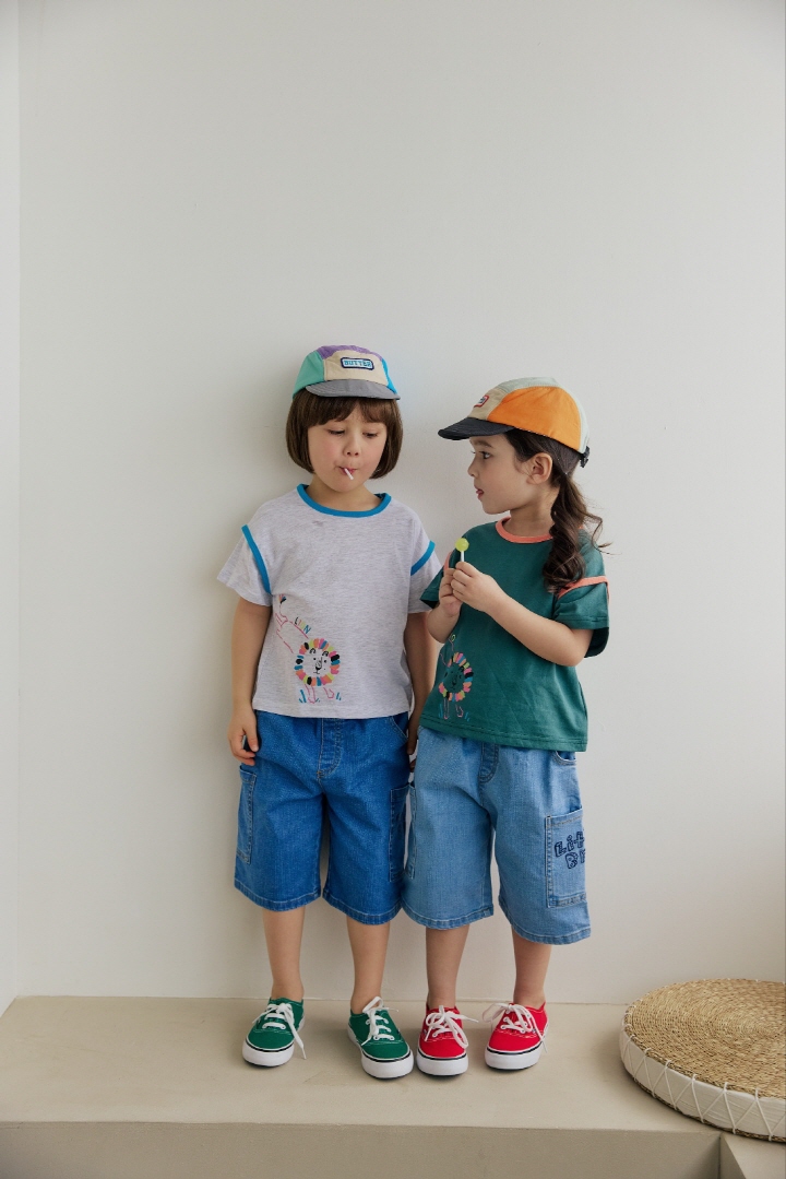 Orange Mom - Korean Children Fashion - #fashionkids - Pocket Denim Span Pants - 9
