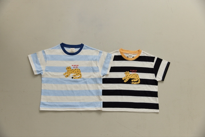 Orange Mom - Korean Children Fashion - #fashionkids - Cat Tee