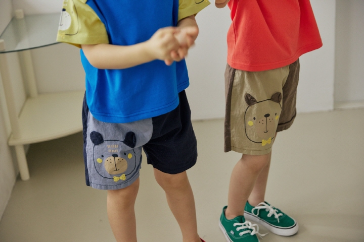 Orange Mom - Korean Children Fashion - #fashionkids - Ribbon Bear Raglan Tee - 9
