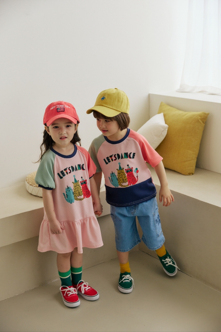 Orange Mom - Korean Children Fashion - #kidsshorts - Raglan One-piece - 6