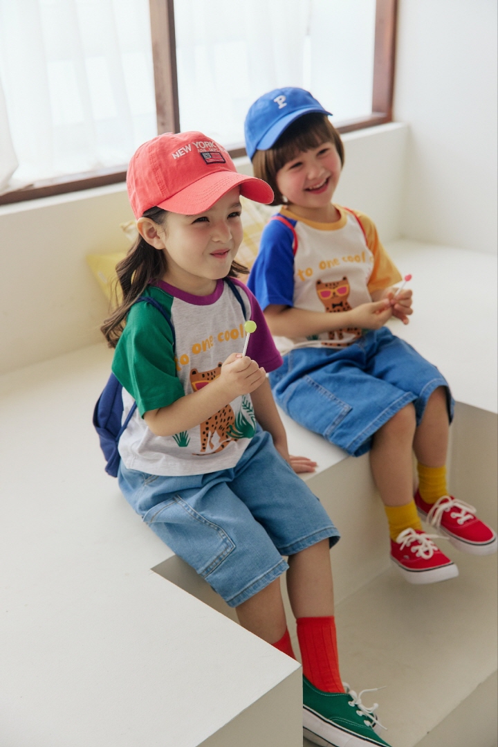 Orange Mom - Korean Children Fashion - #kidsshorts - Pocket Denim Span Pants - 10