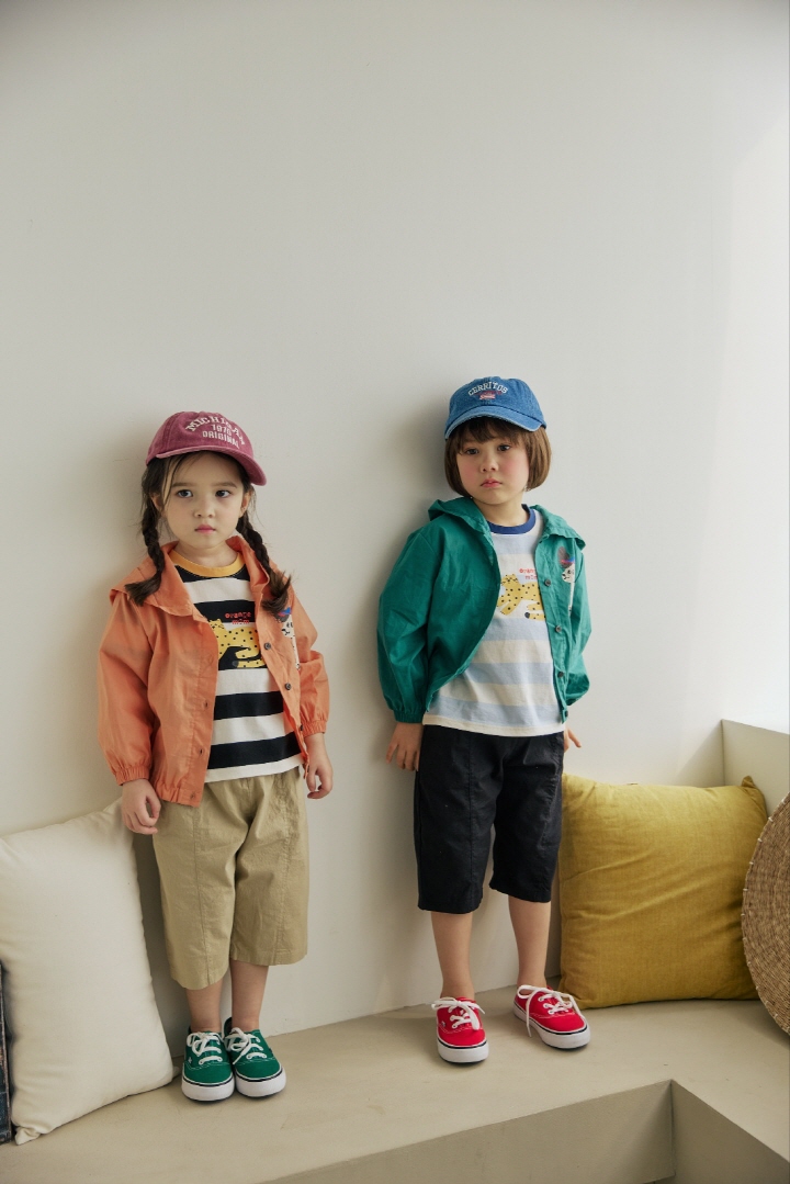 Orange Mom - Korean Children Fashion - #kidsshorts - Puppy Windbreaker Jumper - 7