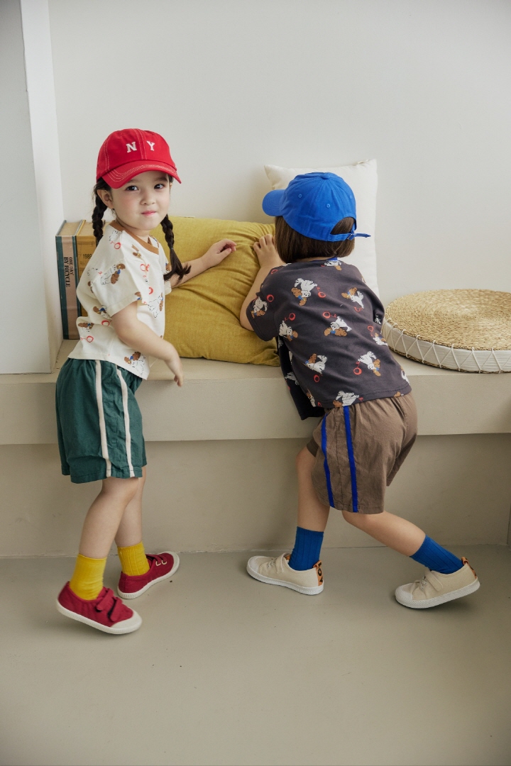 Orange Mom - Korean Children Fashion - #kidsshorts - Tape Span Pants - 6