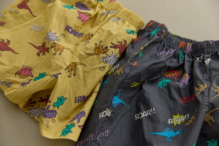 Orange Mom - Korean Children Fashion - #fashionkids - Dino Printed Pants - 4