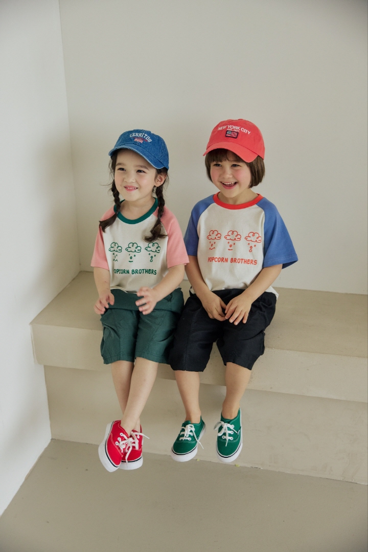Orange Mom - Korean Children Fashion - #kidsshorts - Raglan Tee - 8