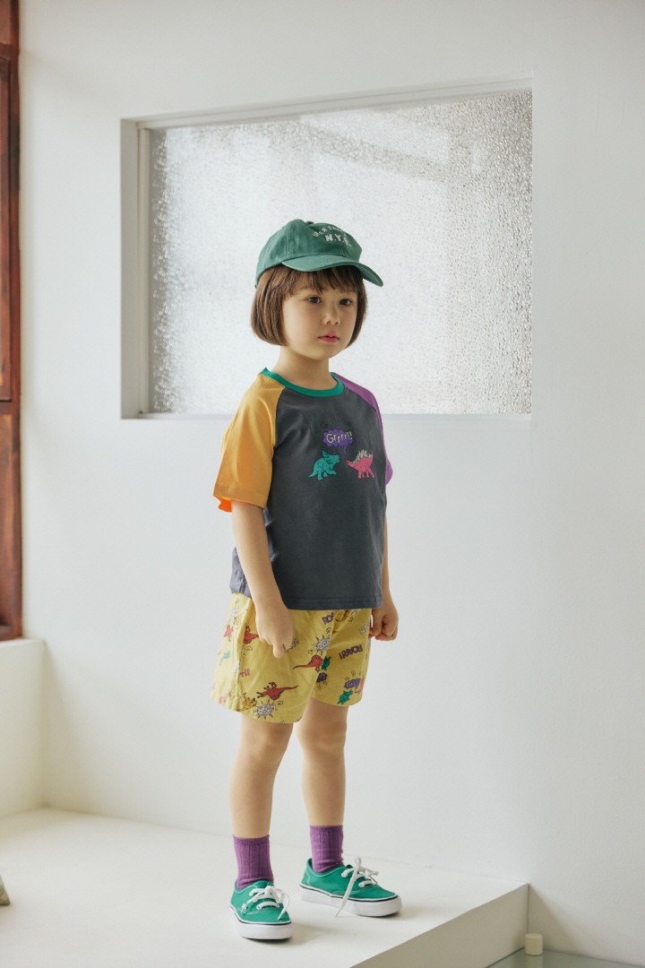 Orange Mom - Korean Children Fashion - #kidsstore - Dino Printed Pants - 5