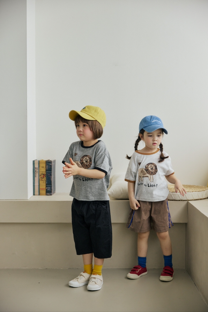 Orange Mom - Korean Children Fashion - #kidsstore - Lion Tee - 8