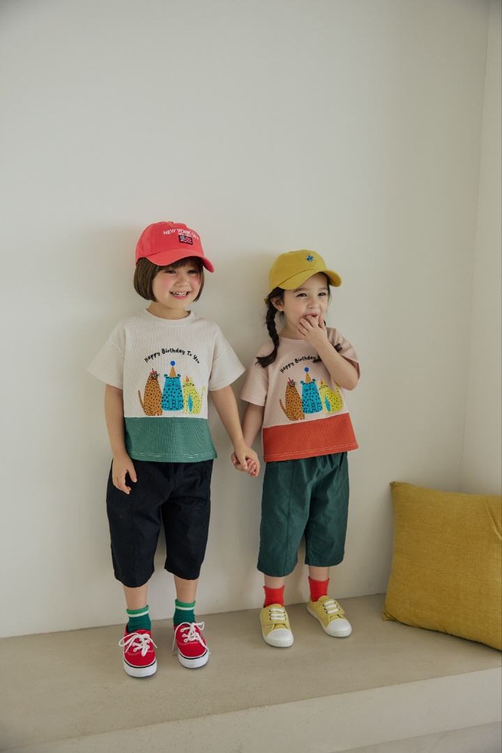 Orange Mom - Korean Children Fashion - #kidsstore - Raglan Animal Tee - 9
