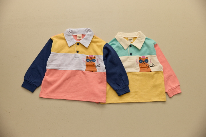 Orange Mom - Korean Children Fashion - #kidzfashiontrend - Crown Cat Tee - 10