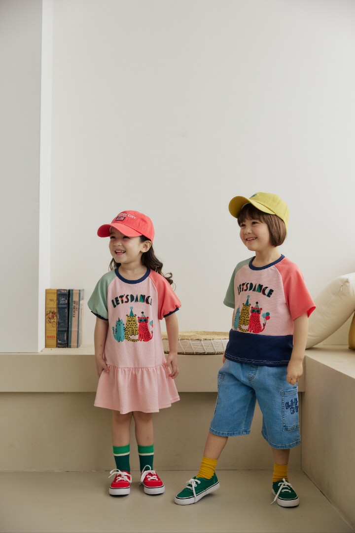 Orange Mom - Korean Children Fashion - #kidzfashiontrend - Raglan One-piece - 8