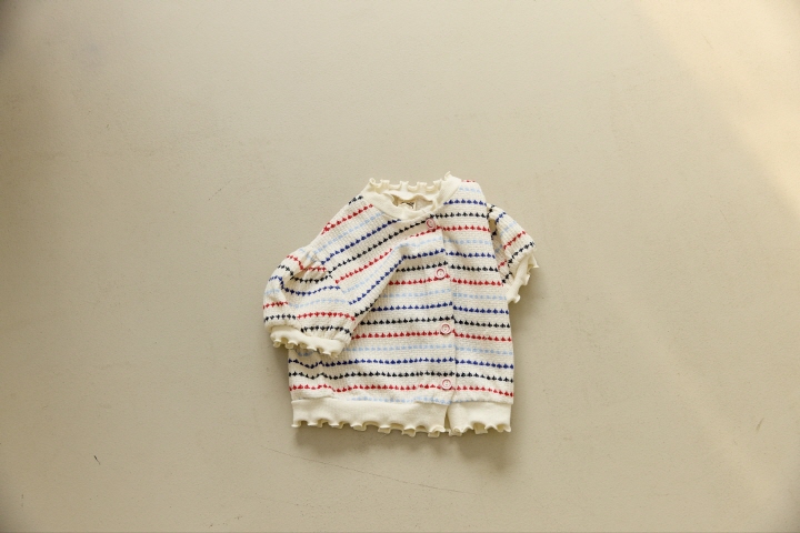 Orange Mom - Korean Children Fashion - #kidsstore - Jacquard Cardigan - 4