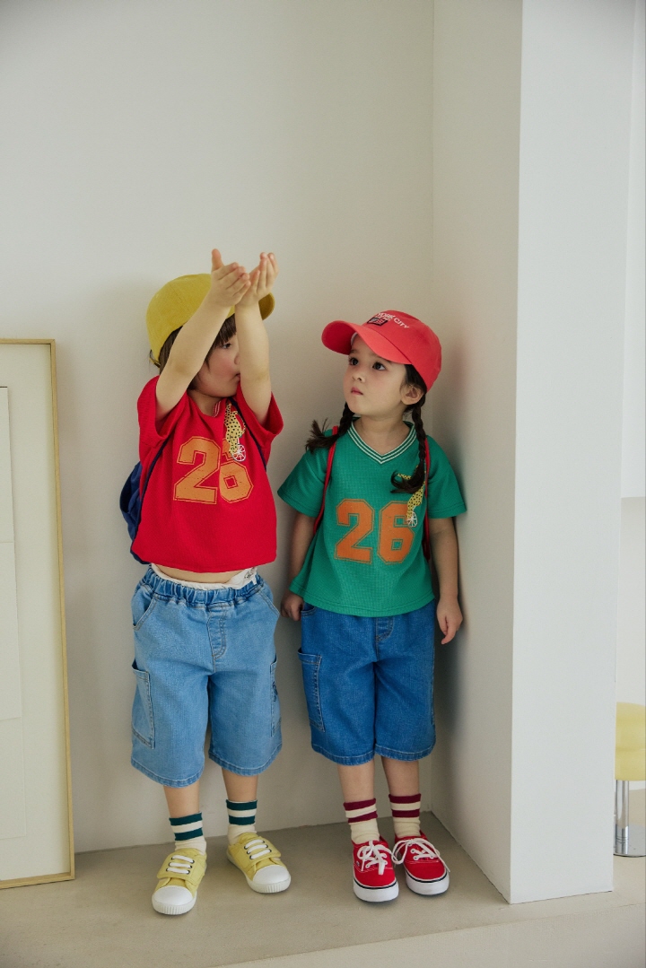 Orange Mom - Korean Children Fashion - #kidzfashiontrend - Pocket Denim Span Pants - 12