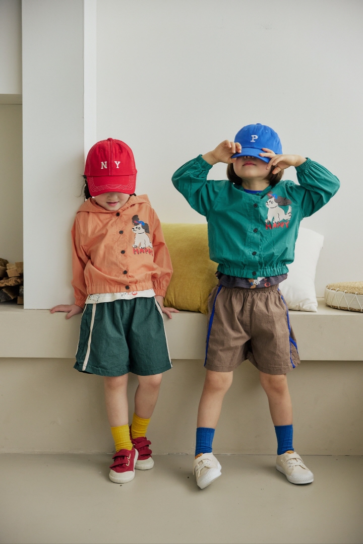 Orange Mom - Korean Children Fashion - #kidzfashiontrend - Puppy Windbreaker Jumper - 9