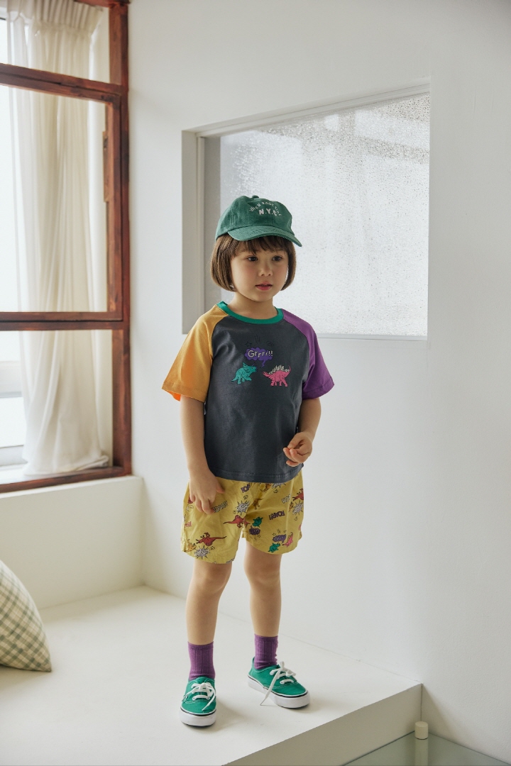 Orange Mom - Korean Children Fashion - #kidzfashiontrend - Dino Printed Pants - 6