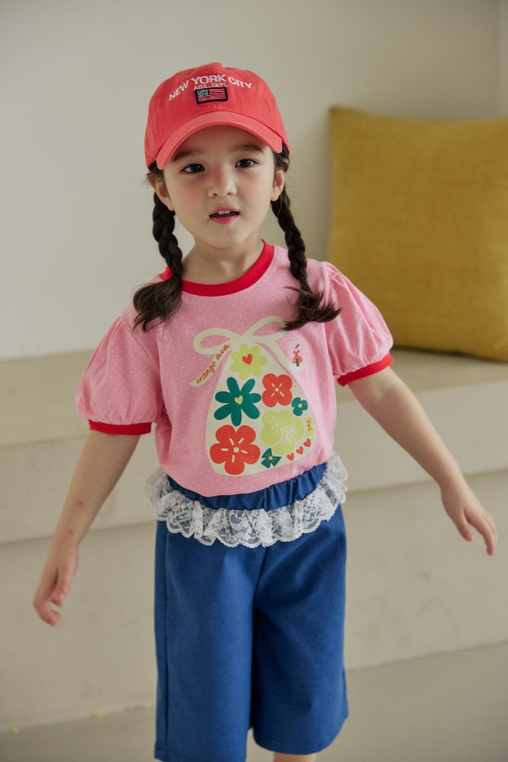 Orange Mom - Korean Children Fashion - #kidzfashiontrend - Dot Raglan Tee - 11