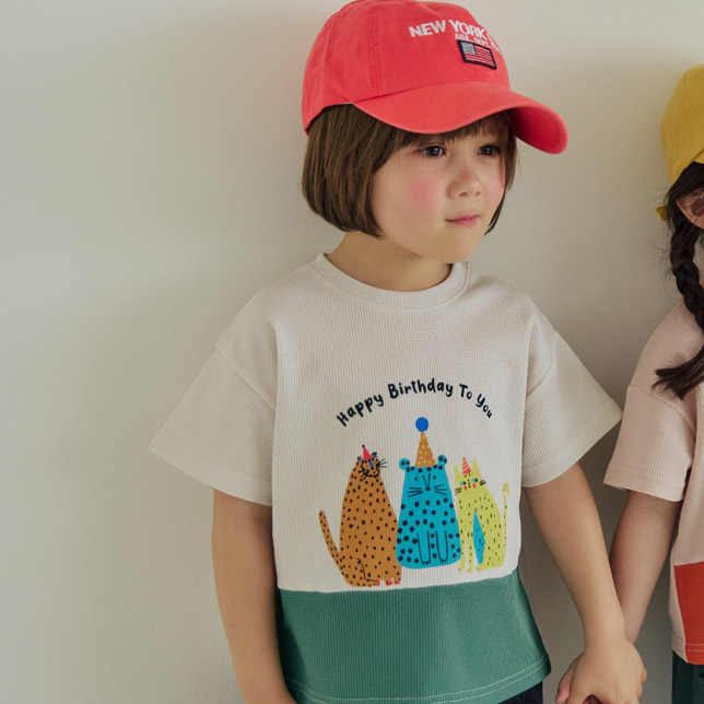 Orange Mom - Korean Children Fashion - #kidzfashiontrend - Raglan Animal Tee - 10