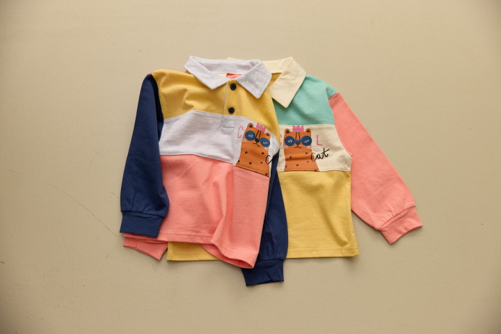 Orange Mom - Korean Children Fashion - #littlefashionista - Crown Cat Tee - 12
