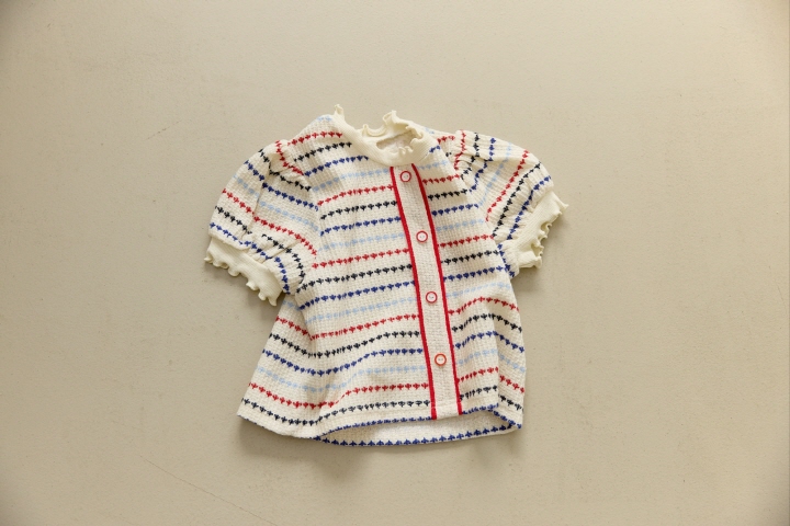 Orange Mom - Korean Children Fashion - #Kfashion4kids - Jacquard Blouse - 4