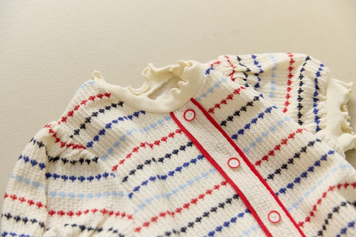 Orange Mom - Korean Children Fashion - #magicofchildhood - Jacquard Blouse - 5