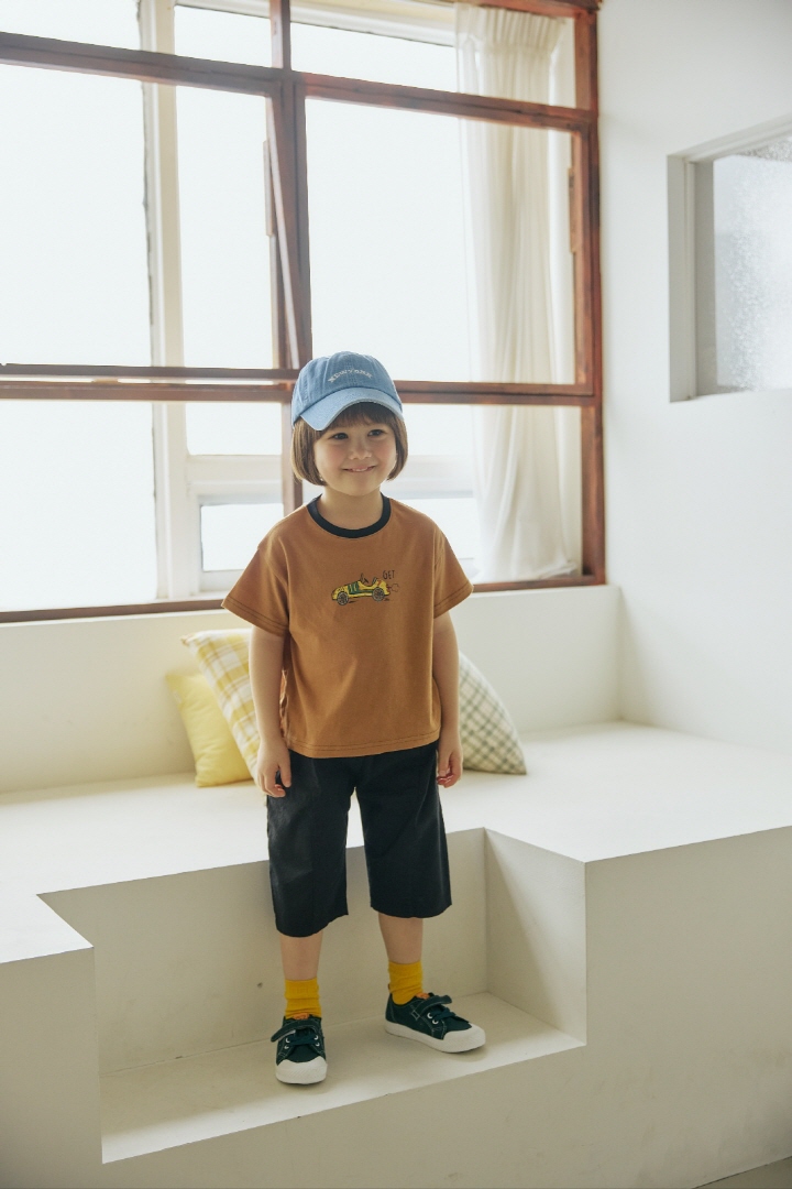 Orange Mom - Korean Children Fashion - #magicofchildhood - Car Tee - 5