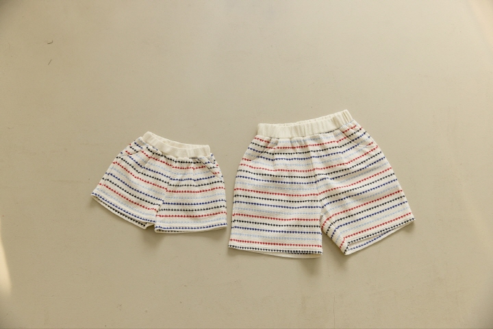 Orange Mom - Korean Children Fashion - #minifashionista - Jacquard Pleated Shorts - 5