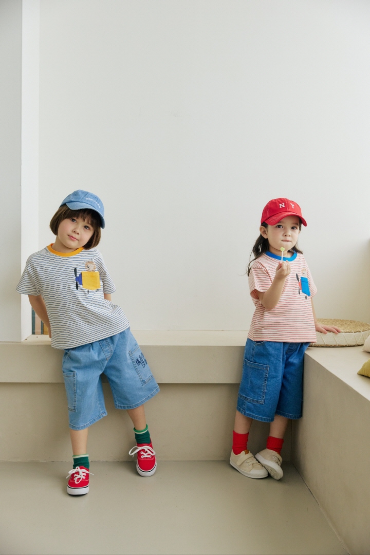 Orange Mom - Korean Children Fashion - #minifashionista - Airplane Pocket Tee - 6