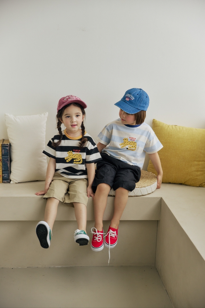 Orange Mom - Korean Children Fashion - #minifashionista - Cat Tee - 8