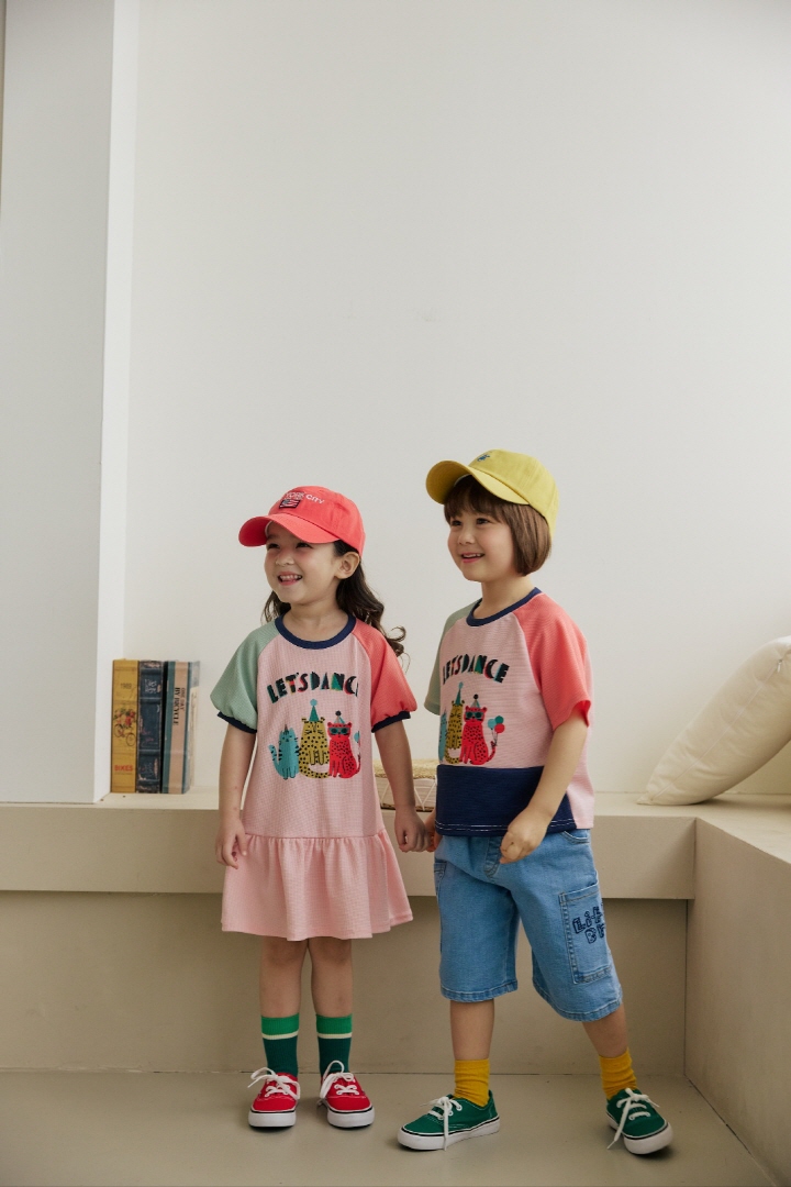 Orange Mom - Korean Children Fashion - #prettylittlegirls - Raglan Tee - 12