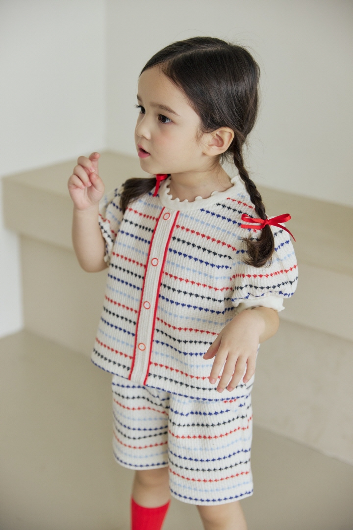 Orange Mom - Korean Children Fashion - #prettylittlegirls - Jacquard Blouse - 7