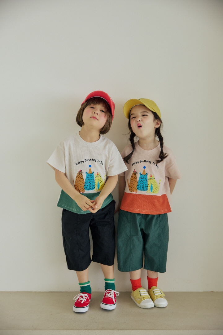 Orange Mom - Korean Children Fashion - #prettylittlegirls - Span Baggy Pants - 10