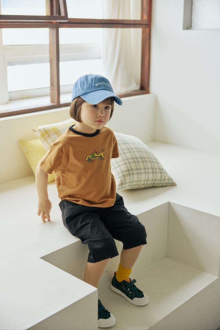 Orange Mom - Korean Children Fashion - #prettylittlegirls - Car Tee - 7