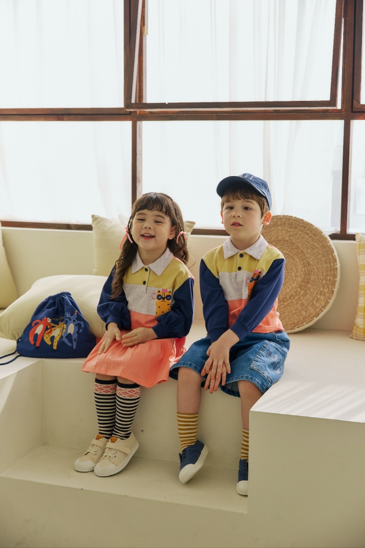 Orange Mom - Korean Children Fashion - #stylishchildhood - Crown Cat One-piece - 6