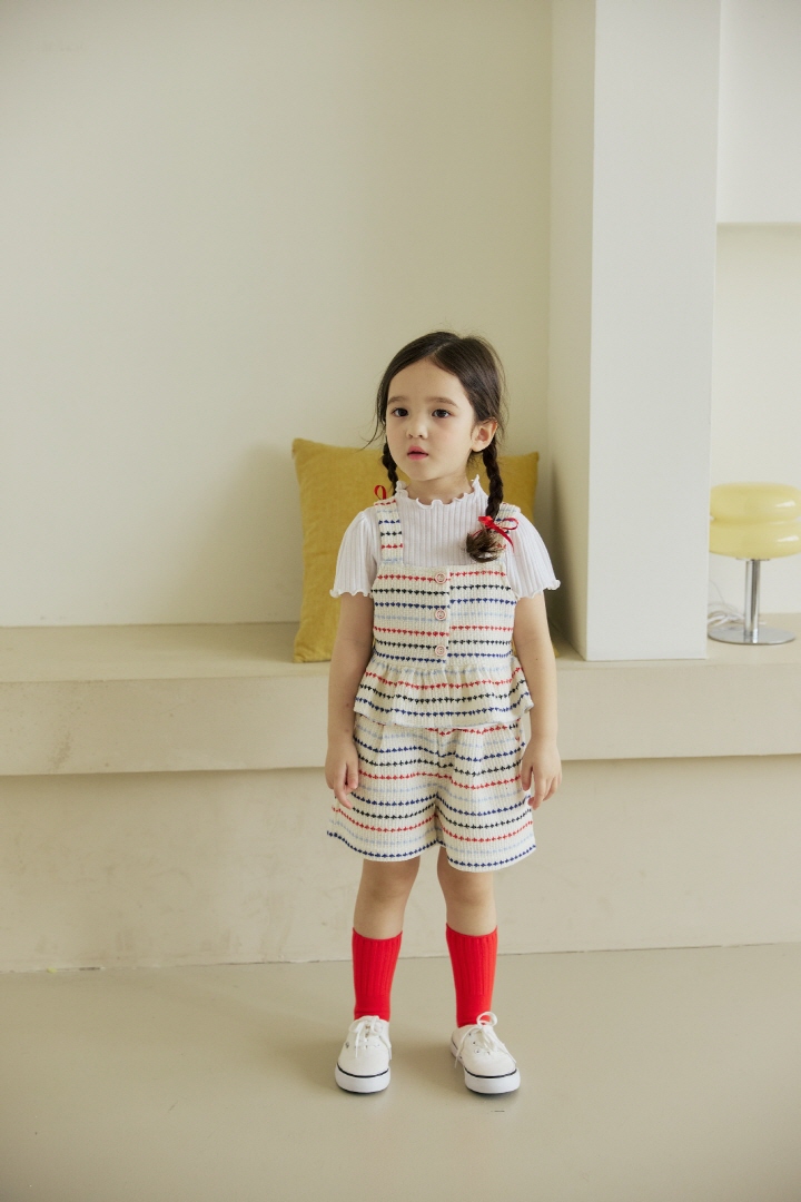 Orange Mom - Korean Children Fashion - #stylishchildhood - Jacquard Vest - 7