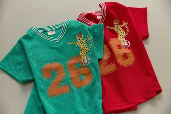 Orange Mom - Korean Children Fashion - #stylishchildhood - Cycling Cat Tee - 6