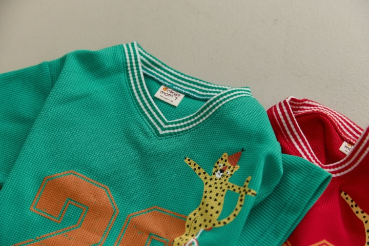 Orange Mom - Korean Children Fashion - #prettylittlegirls - Cycling Cat Tee - 4