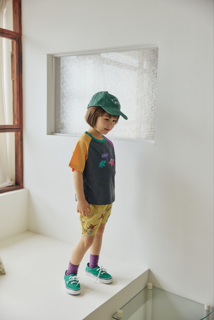 Orange Mom - Korean Children Fashion - #toddlerclothing - Dino Tee - 8