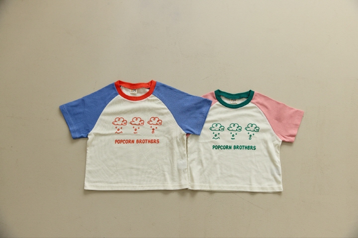 Orange Mom - Korean Children Fashion - #toddlerclothing - Raglan Tee