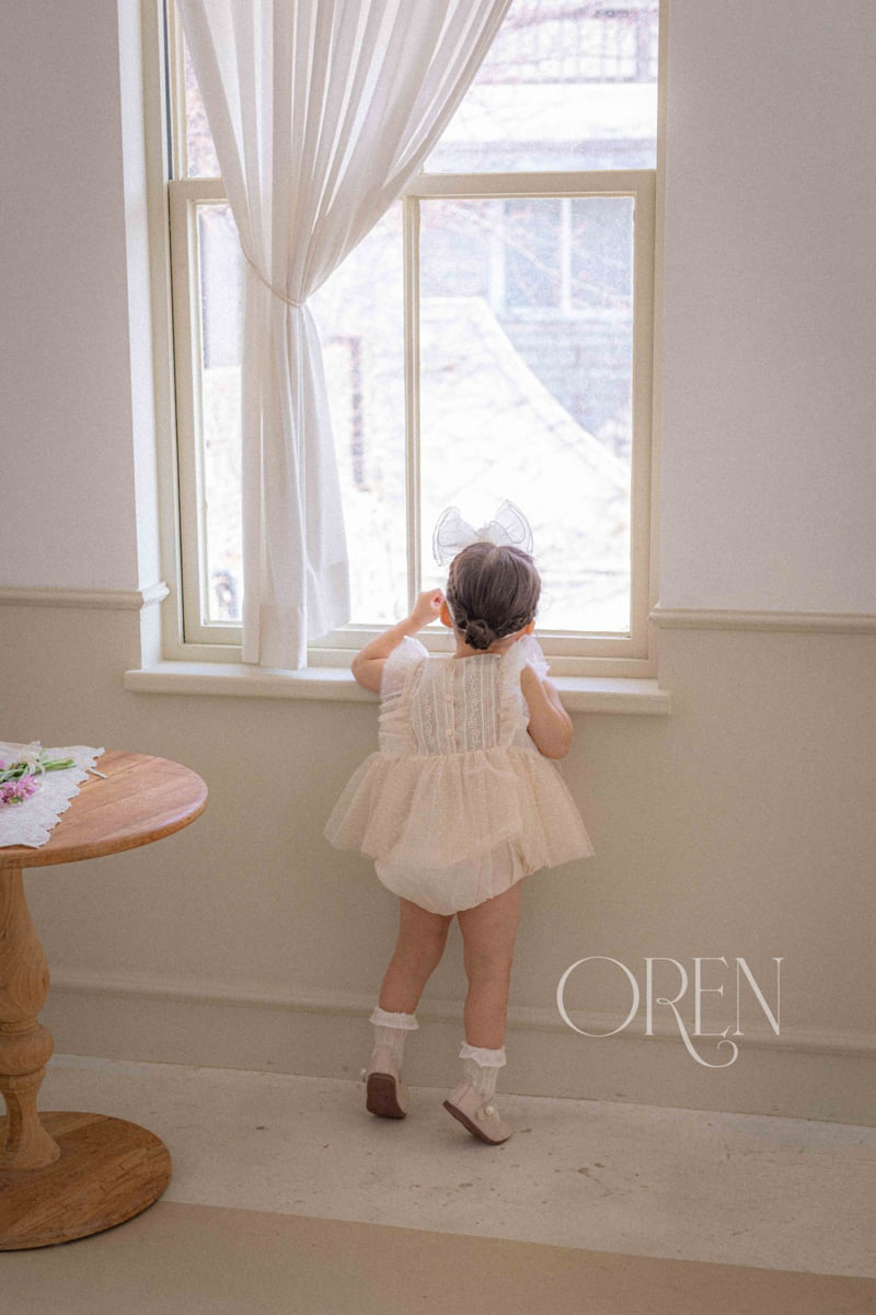 Oren - Korean Baby Fashion - #babyboutique - Petit Maman Dot Sha Suit - 5