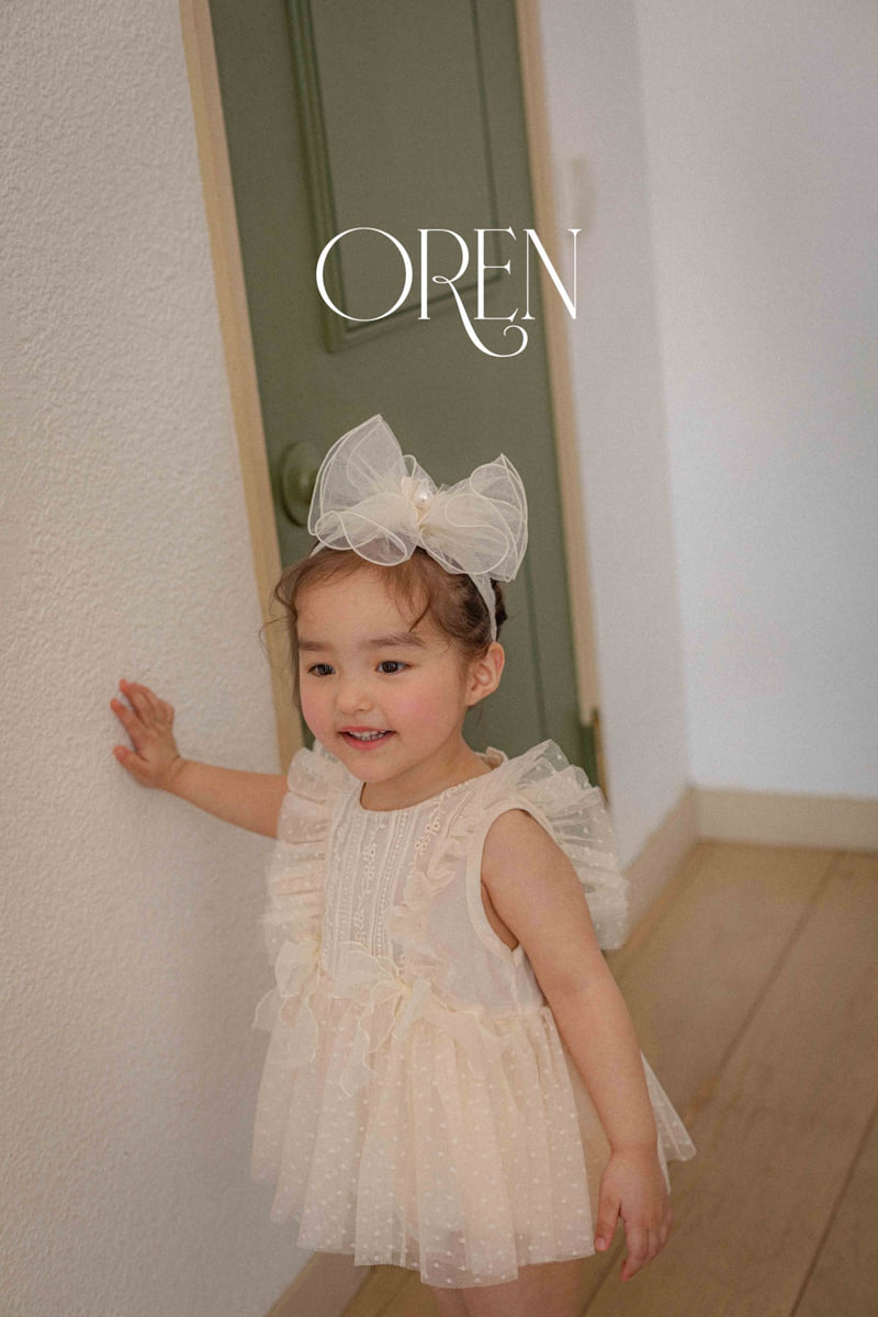 Oren - Korean Baby Fashion - #babyboutique - Leah Round Ribbon Hairband - 2