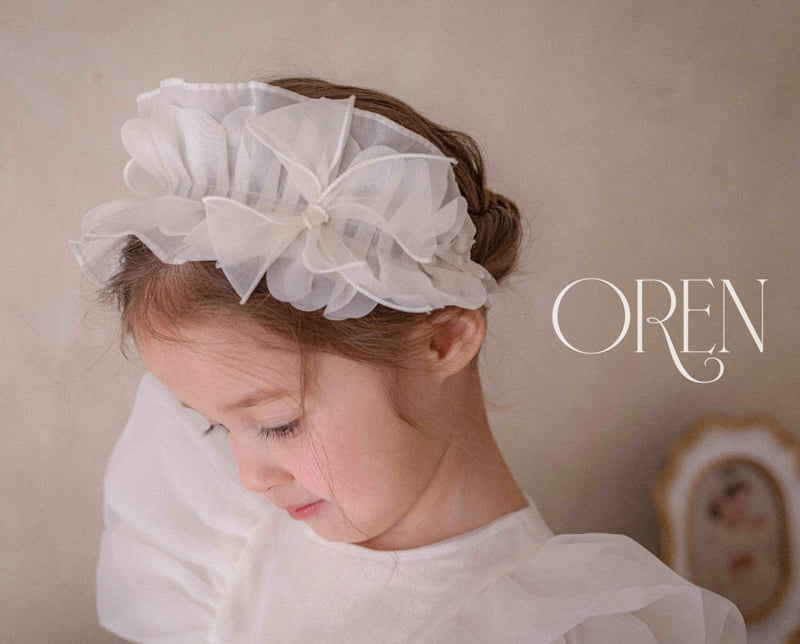 Oren - Korean Baby Fashion - #babyboutique - Emma Organza Cutting Hairband