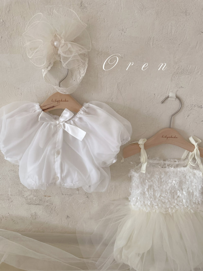 Oren - Korean Baby Fashion - #babyboutiqueclothing - Alicia Organza Bolero - 8