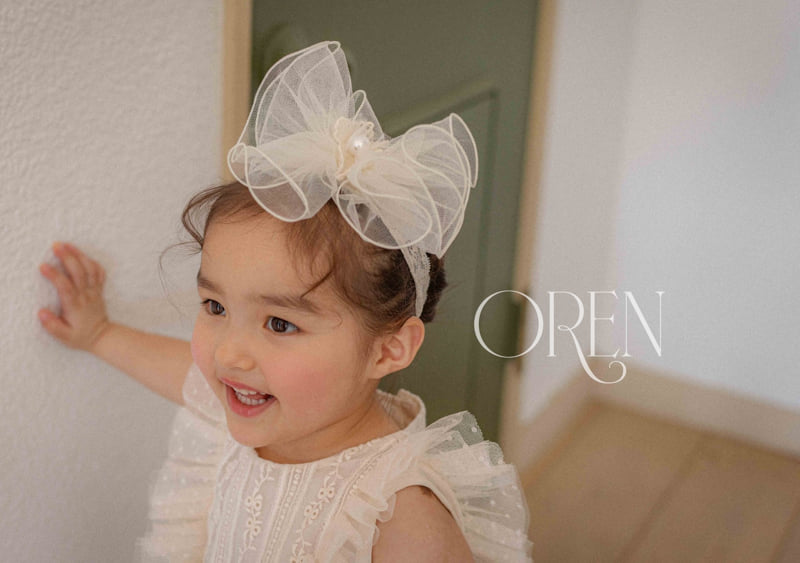 Oren - Korean Baby Fashion - #babyboutiqueclothing - Leah Round Ribbon Hairband - 3