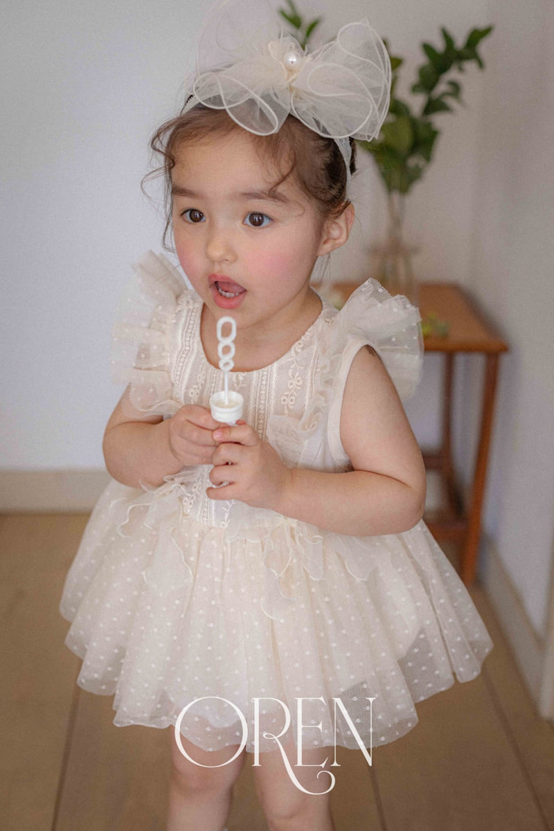 Oren - Korean Baby Fashion - #babyfashion - Leah Round Ribbon Hairband - 5