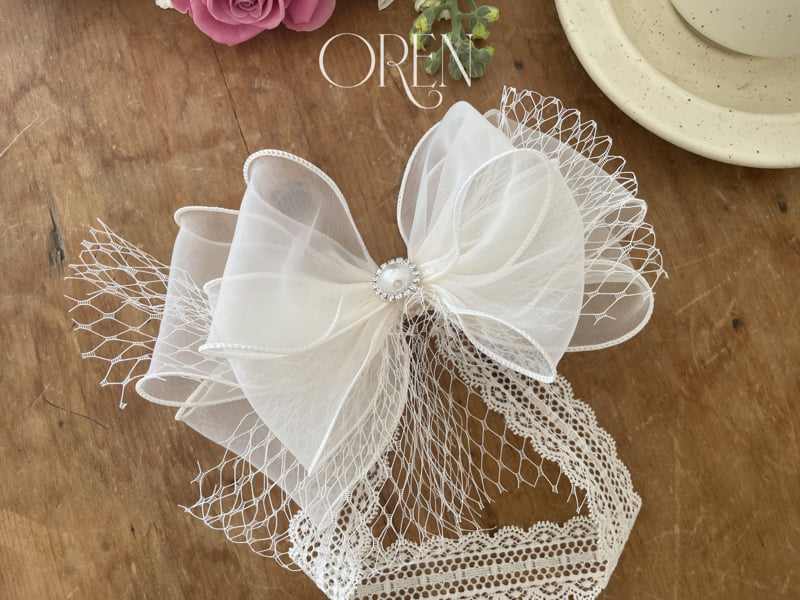 Oren - Korean Baby Fashion - #babyfashion - Bebe Agyatte Sha Ribbon Hairband